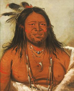 Ta-wáh-que-nah, Montagna di Rocce, Secondo Capo Tribù da George Catlin