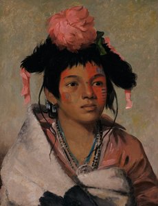 Tcha-káuk-o-ko-máugh, Grande Capo, un ragazzo, 1831 da George Catlin