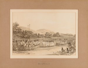 Il ballo del gioco della palla - n. 22 da George Catlin