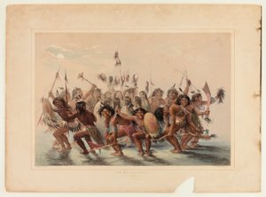 La danza del cuoio capelluto da George Catlin