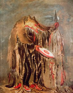 Il bufalo bianco, c.1840 da George Catlin