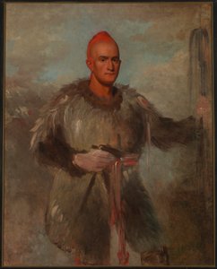 Theodore Burr Catlin, in costume indiano da George Catlin
