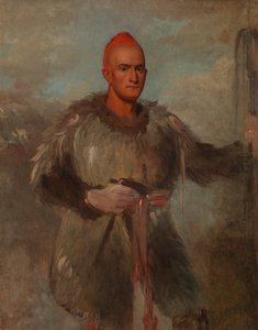 Theodore Burr Catlin, in costume indiano, 1840-1841 da George Catlin