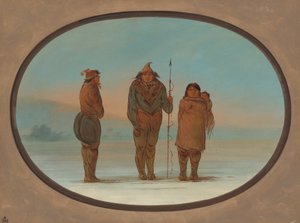 Tre Esquimesi, 1855-1869 da George Catlin