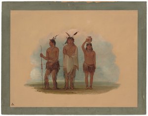 Tre indiani Walla Walla da George Catlin