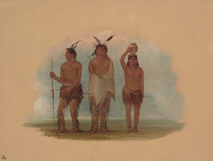 Tre indiani Walla Walla da George Catlin