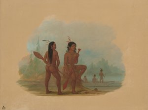 Due giovani uomini Hyda da George Catlin