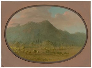 Veduta delle Montagne di Cristallo da George Catlin