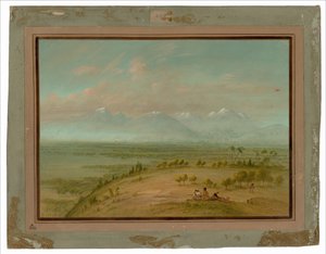 Veduta della Pampa del Sacramento da George Catlin