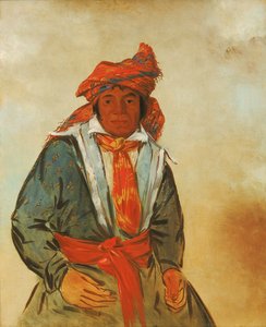 Wat-ál-le-go, un Coraggioso, 1834 da George Catlin