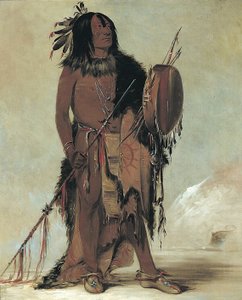 Wún-nes-tou, Bisonte Bianco, un vecchio uomo di medicina, 1832 da George Catlin
