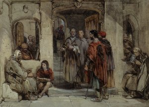 Una scena di vita monastica, 1850