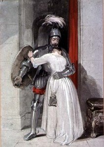 Dama e Cavaliere da George Cattermole