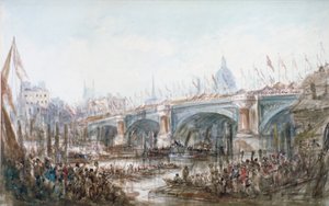 Inaugurazione del ponte di Blackfriars, Londra, 1869
