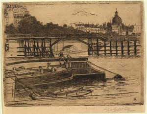 Il ponte di legno da George Charles Aid