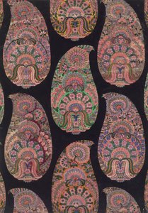 Design di tessuto per scialli Paisley, c.1871