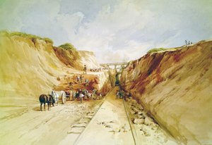 Costruzione di una linea ferroviaria da George Childes