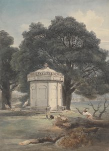 Un Giardino in India da George Chinnery