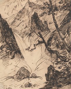 Un Torrente Indiano da George Chinnery