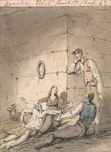 Illustrazione per Amelia di Fielding da George Chinnery