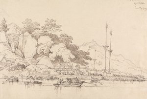 Lap House, Porto Interno, Macao da George Chinnery