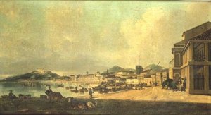 Veduta di Macao da George Chinnery