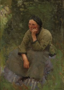 Un momento di riposo da George Clausen