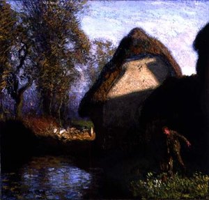 Dietro il fienile da George Clausen