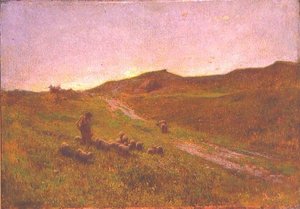 Sera sulla brughiera da George Clausen