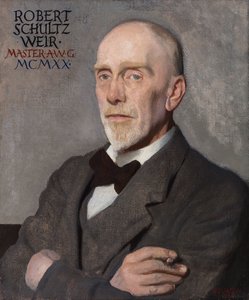 Ritratto di Robert W. Schultz Weir da George Clausen