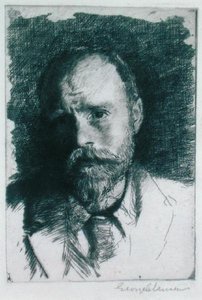 Autoritratto, c.1895 da George Clausen