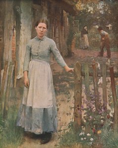 La ragazza al cancello, 1889, c1930