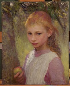 Il bambino timido 1897, rielaborato 1907 da George Clausen