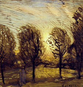 Senza titolo [Studio di alberi]