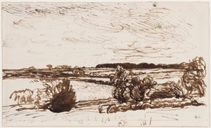 Paesaggio ventoso da George Clausen