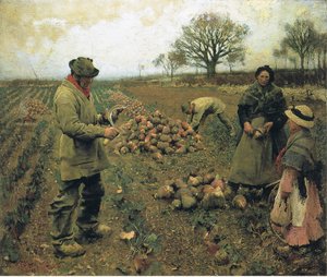 Lavoro invernale da George Clausen