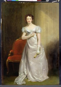 Harriet Smithson (1800-54) come Miss Dorillon, c.1822 da George Clint