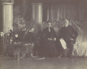 Il signor e la signora Charles E. Tiffany nello studio di Louis C. Tiffany da George Collins Cox