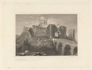 Castello di Corfe, Dorsetshire da George Cooke