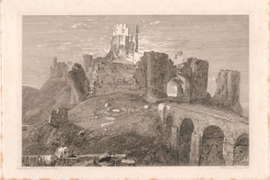 Castello di Corfe, Dorsetshire da George Cooke