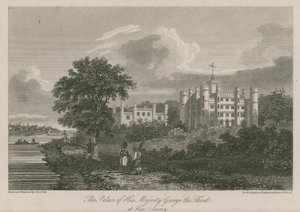 Il Palazzo di Sua Maestà Re Giorgio III a Kew, Surrey da George Cooke