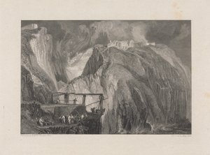 Castello di Tintagel, Cornovaglia da George Cooke