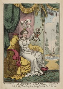 Un giocattolo olandese!!! o, Un bel giocattolo per una giovane principessa!!! Evviva, marzo 1814, pubblicato il 20 giugno