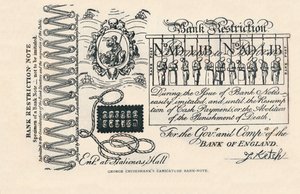 Una banconota satirica: crimine, punizione e protesta, 1819