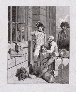 Un negozio di fischi: Tom & Jerry visitano Logic, a bordo della Fleet, Fleet Prison, Londra, 1821