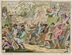 Fiera di Bartholomew, Londra da George Cruikshank