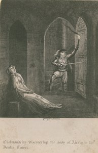 Cholmondeley scopre il corpo di Alexia da George Cruikshank