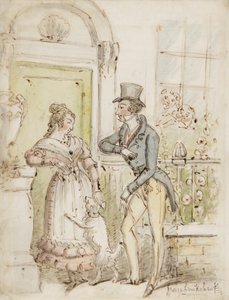 Corteggiamento da George Cruikshank