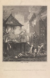 Dispersione del Club Giacobita e Morte di Cordwell Firebras da George Cruikshank