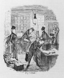 Prime carrozze, c.1836 (incisione) da George Cruikshank